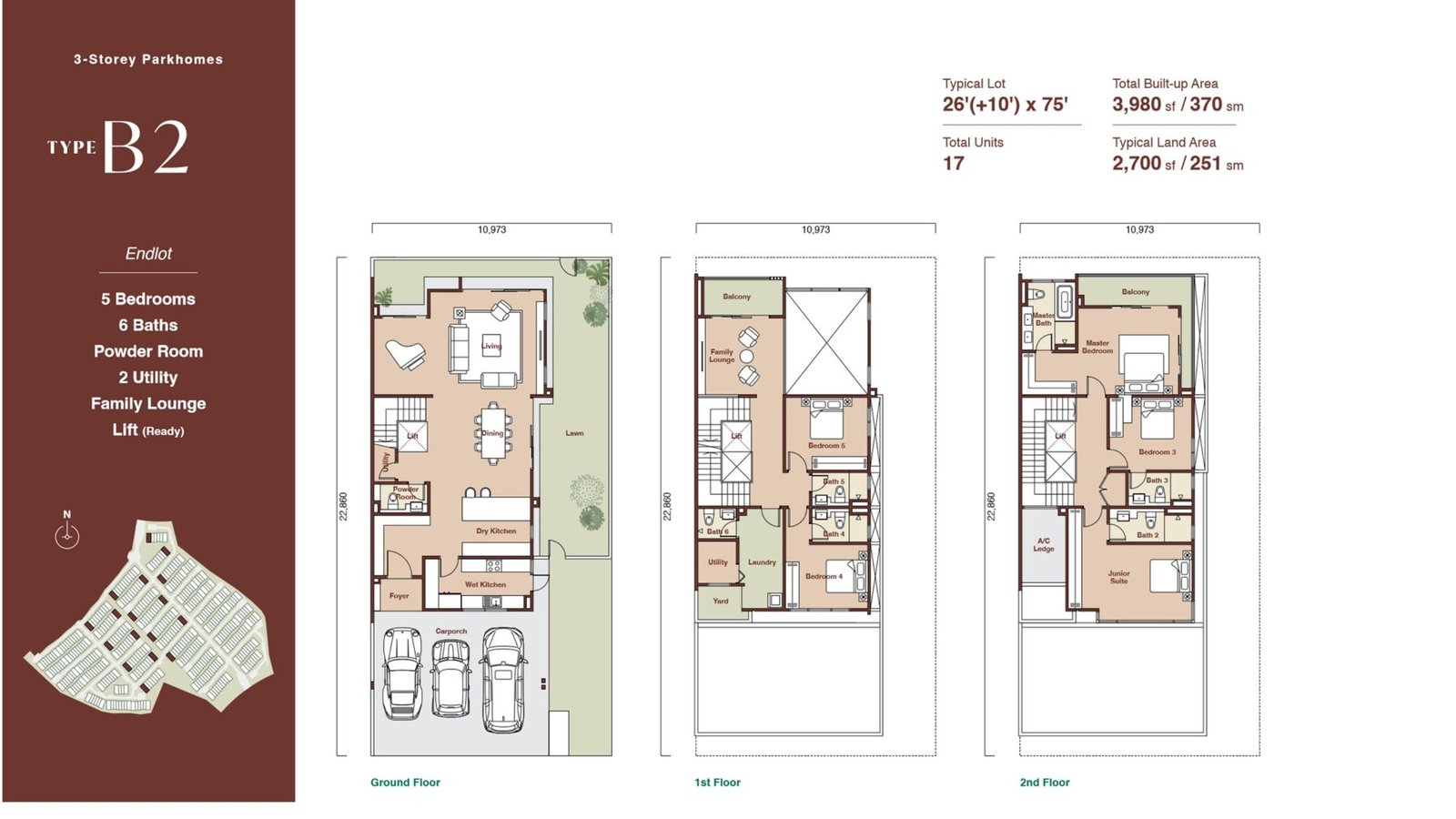 Parkhome Type B2 floor plan
